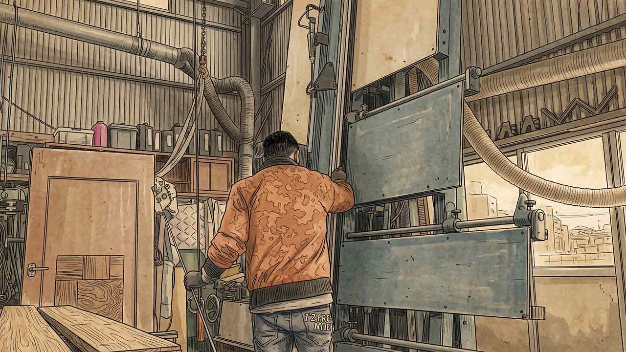 ビンテージ板加工